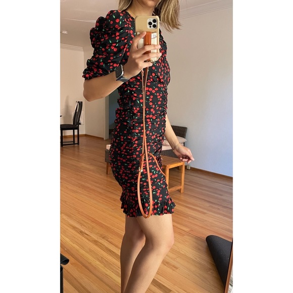 Puff Sleeve Mini Dress - Picture 5 of 5